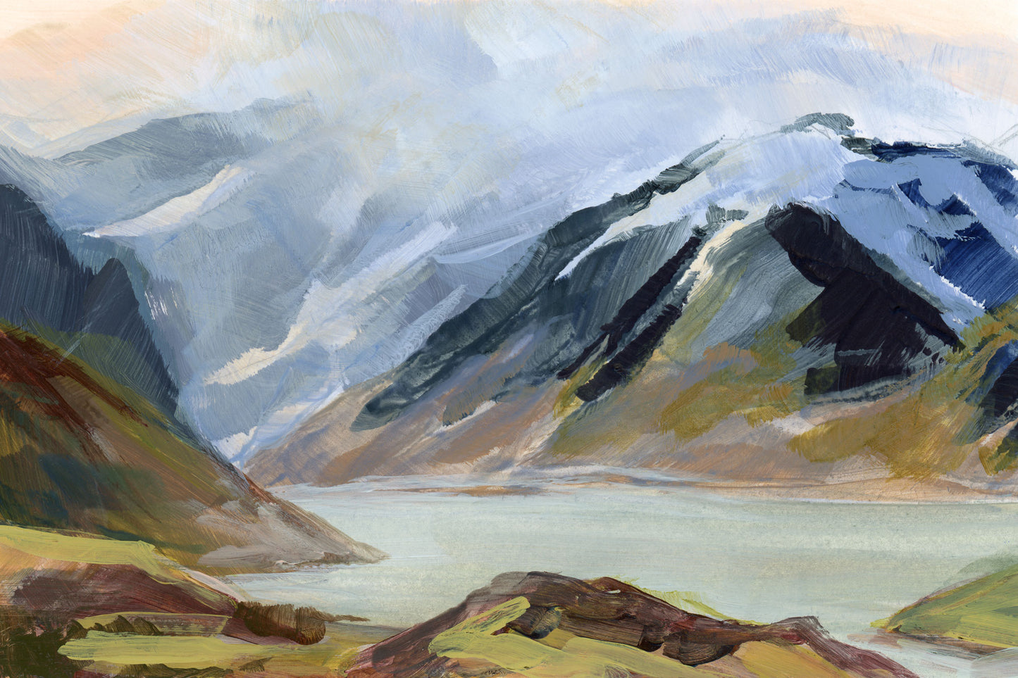 "Getting Glimpses of the Thoughts of God" - Print