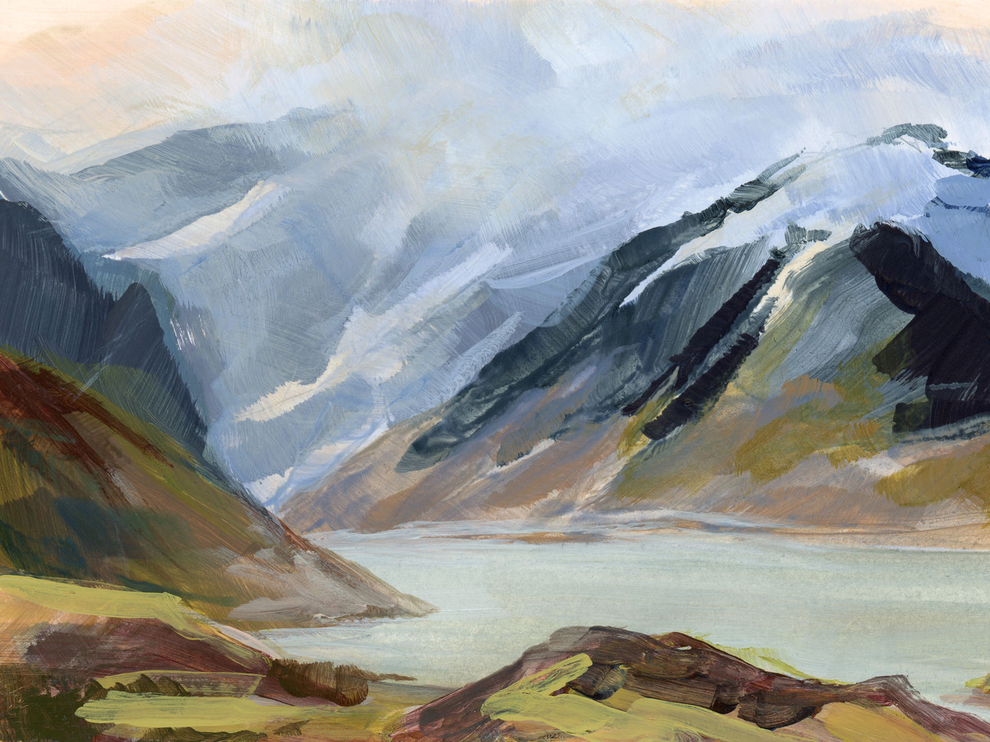 "Getting Glimpses of the Thoughts of God" - Print