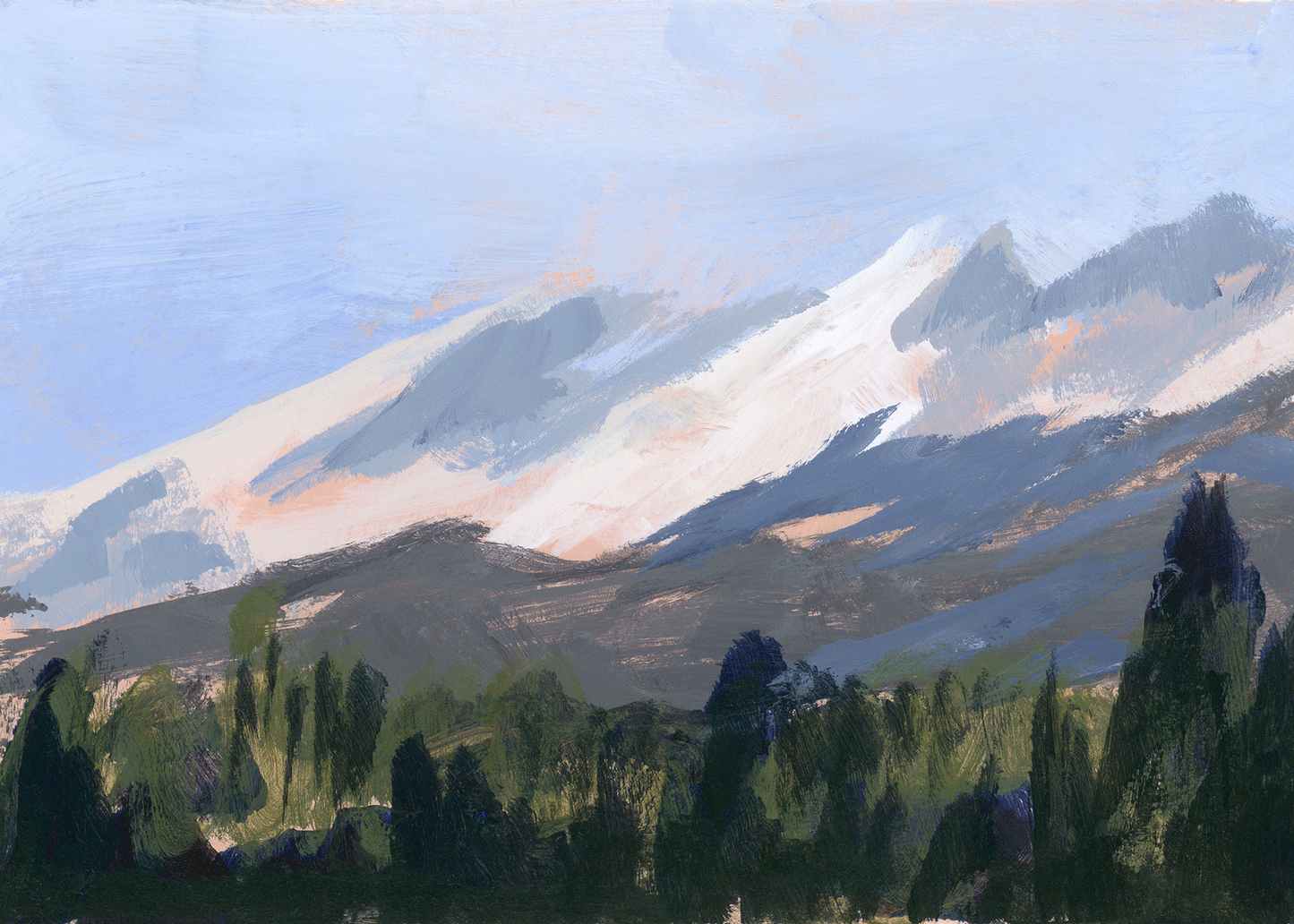 "Steeping In Blue Skies" - Print