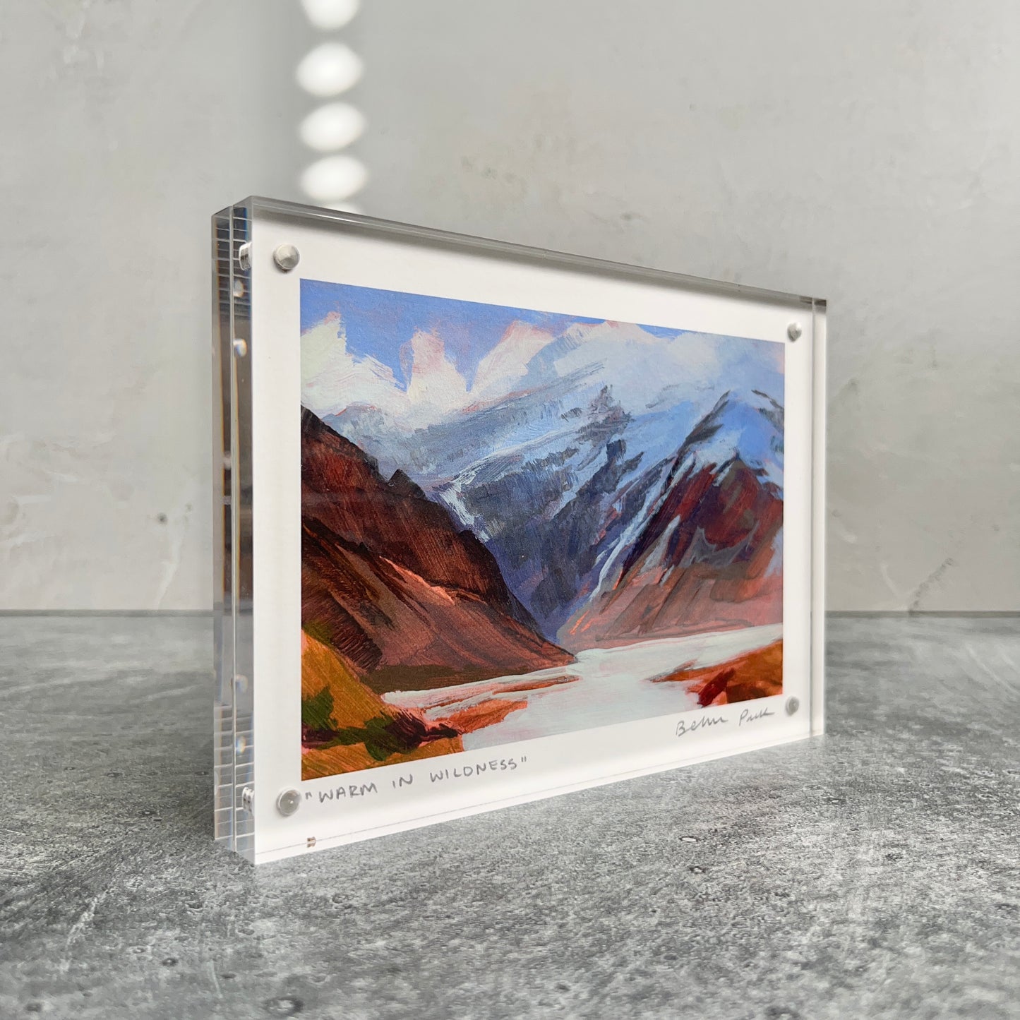 "Warm in Wildness" Framed 4x6 Print