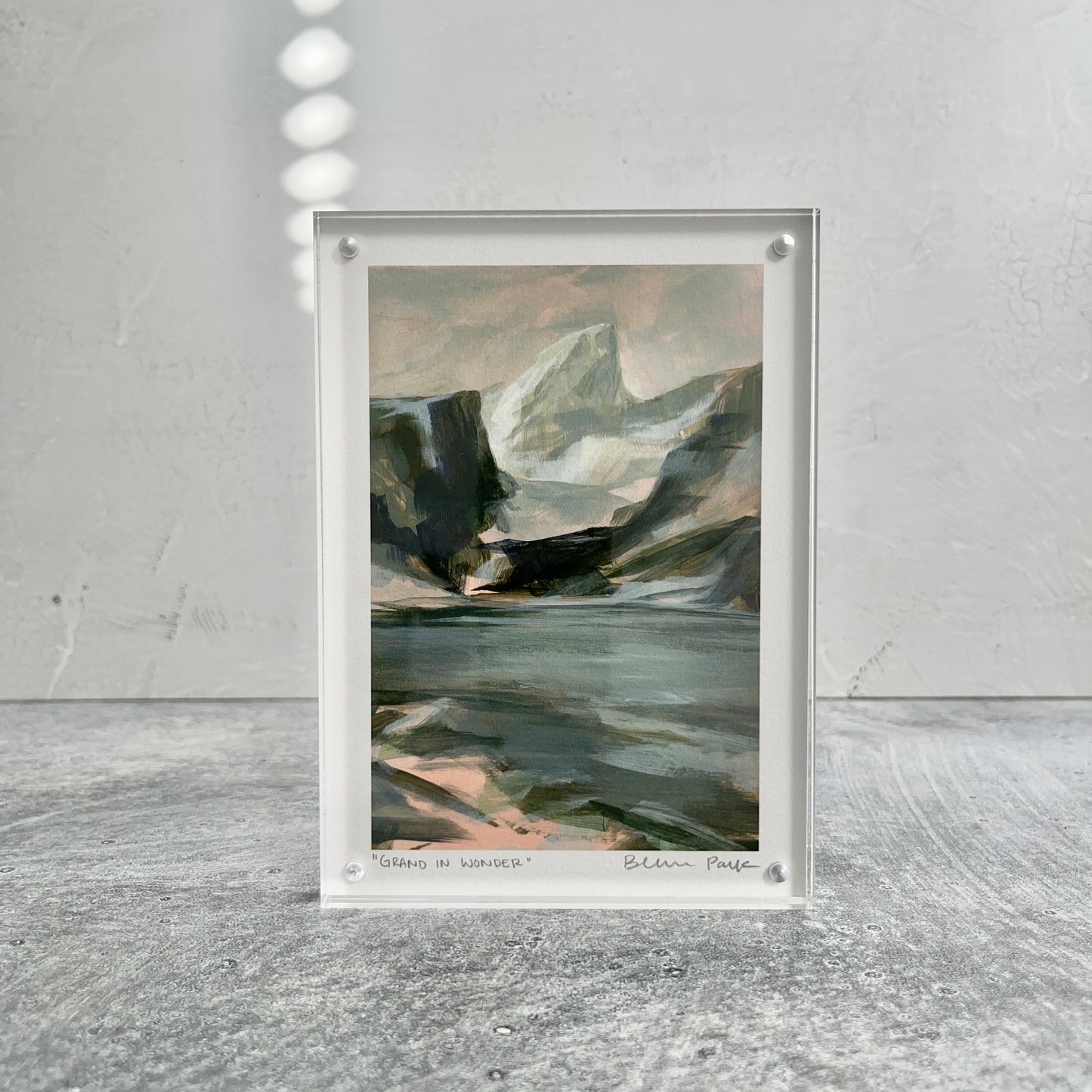 "Grand in Wonder" Framed 4x6 Print