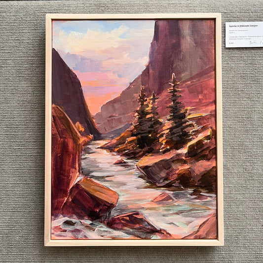 "Sunrise in Eldorado Canyon"